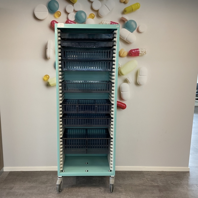 Optimea 20 mobiele kast  (Optimea 20 mobiele kast zonder roldeur)