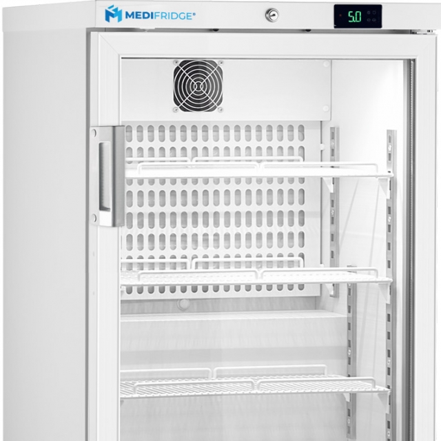 Medifridge medicatiekoelkasten (Medifridge MF140L-CD+DIN 2.0 tafel-model glazen deur)